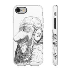 Laughing Aviator Phone Case