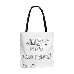 Unplugged Tote Bag