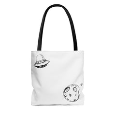 Suspicious Alien Tote Bag