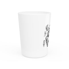 Hand Sketch Shot Glass