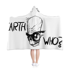 Suspicious Alien Hooded Blanket