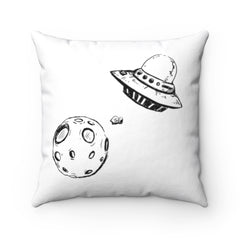 Suspicious Alien Square Pillow