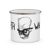 Suspicious Alien Enamel Camping Mug