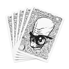 Suspicious Alien Playing Cards