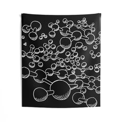 Molecules Indoor Wall Tapestries