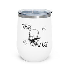 Suspicious Alien 12oz Insulated Wine Tumbler