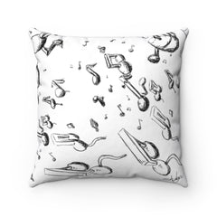 Atomic Sound Square Pillow