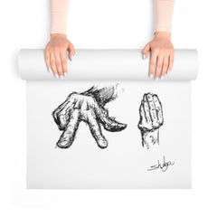 Hand Sketch Foam Yoga Mat