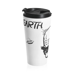 Suspicious Alien Stainless Steel Travel Mug