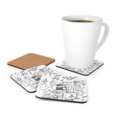 Atomic Sound Corkwood Coaster Set