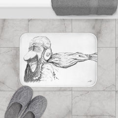 Laughing Aviator Bath Mat