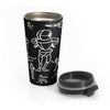 Dancing Figures Stainless Steel Travel Mug