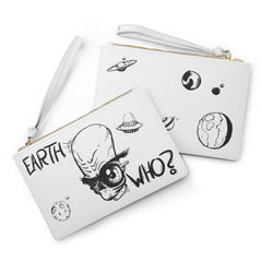 Suspicious Alien Clutch Bag