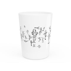 Dancing Figures Shot Glass