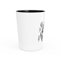 Hand Sketch Shot Glass