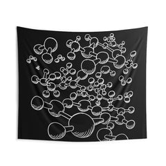 Molecules Indoor Wall Tapestries