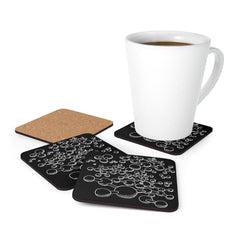 Molecules Corkwood Coaster Set