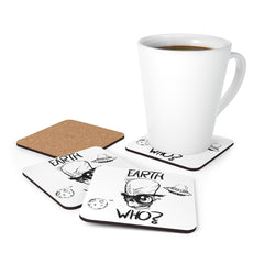 Suspicious Alien Corkwood Coaster Set