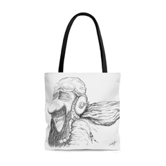 Laughing Aviator Tote Bag