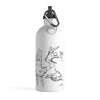 Hand Sketch 14oz Stainless Steel Travel Water Bottle