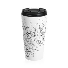 Atomic Sound Stainless Steel Travel Mug