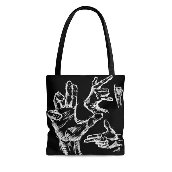 Hand Sketch Tote Bag