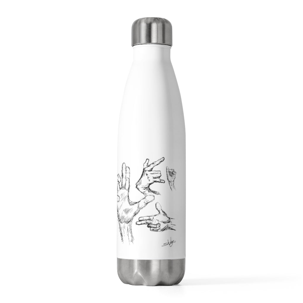 Milky Chic You Got This Water Bottle, 17oz Insulated Stainless Steel Flask  with Motivational Quote for Travel, Picnic, Gym and Camping, Leakproof and