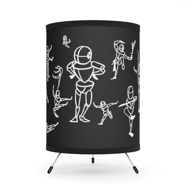 Dancing Figures Tripod Lamp