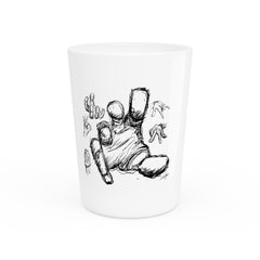 Hand Sketch Shot Glass