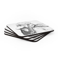 Laughing Aviator Corkwood Coaster Set