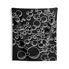 Molecules Indoor Wall Tapestries