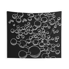 Molecules Indoor Wall Tapestries