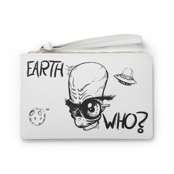 Suspicious Alien Clutch Bag