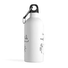 Dancing Figures 14oz Stainless Steel Travel Water Bottle