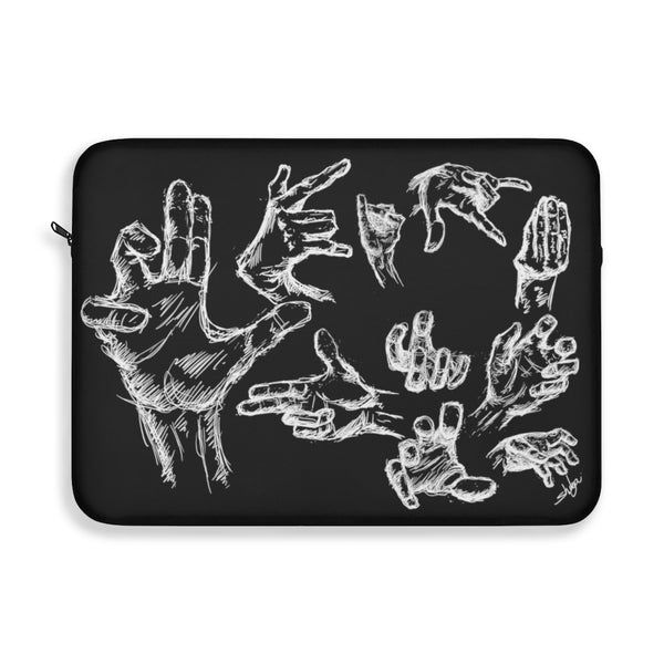 Hand Sketch Laptop Sleeve