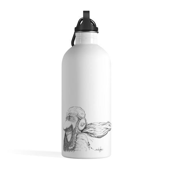 Laughing Aviator 14oz Stainless Steel Travel Water Bottle