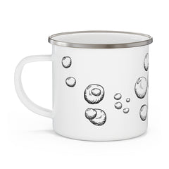 Endless Spheres Enamel Camping Mug