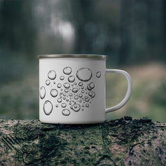 Endless Spheres Enamel Camping Mug