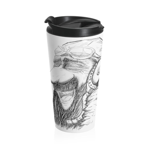 Laughing Aviator Stainless Steel Travel Mug