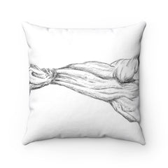 Laughing Aviator Square Pillow