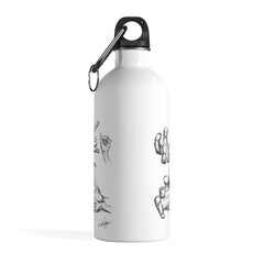 Hand Sketch 14oz Stainless Steel Travel Water Bottle