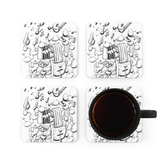 Atomic Sound Corkwood Coaster Set