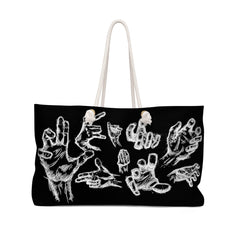 Hand Sketch Weekender Bag