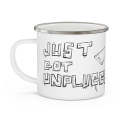 Unplugged Enamel Camping Mug