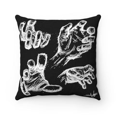 Hand Sketch Square Pillow