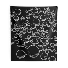 Molecules Indoor Wall Tapestries