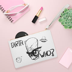 Suspicious Alien Clutch Bag