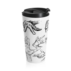 Hand Sketch Stainless Steel Travel Mug