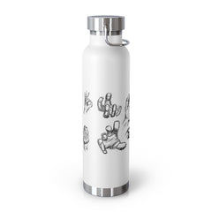 Hand Sketch 22oz Vacuum Insulated Bottle