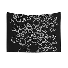 Molecules Indoor Wall Tapestries